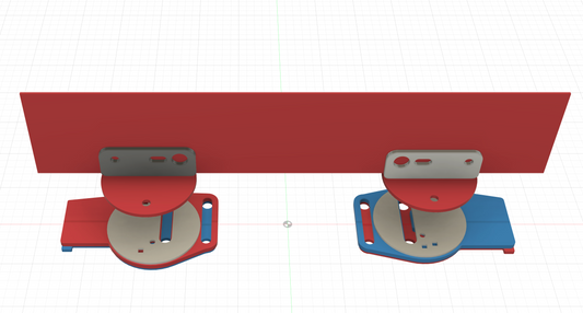 Built by WOLF Single air bag kit brackets
